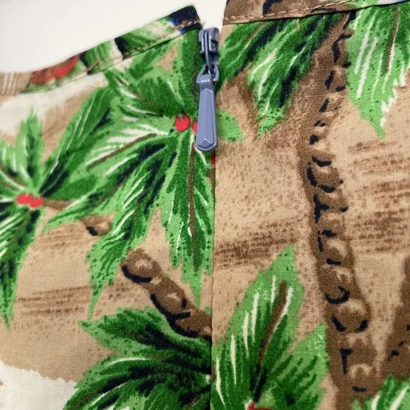 Talbots sleeveless beach print dress with pockets! Like new. - Picture 8 of 11